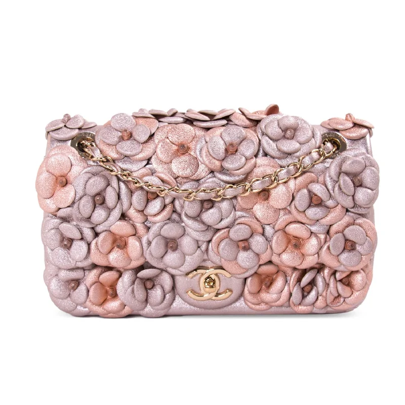 Chanel CC Camelia Embellished Flap Bag