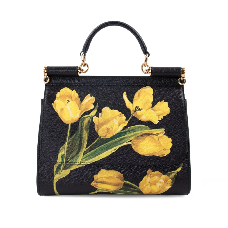 Dolce & Gabbana Tulip Prints Sicily Bag