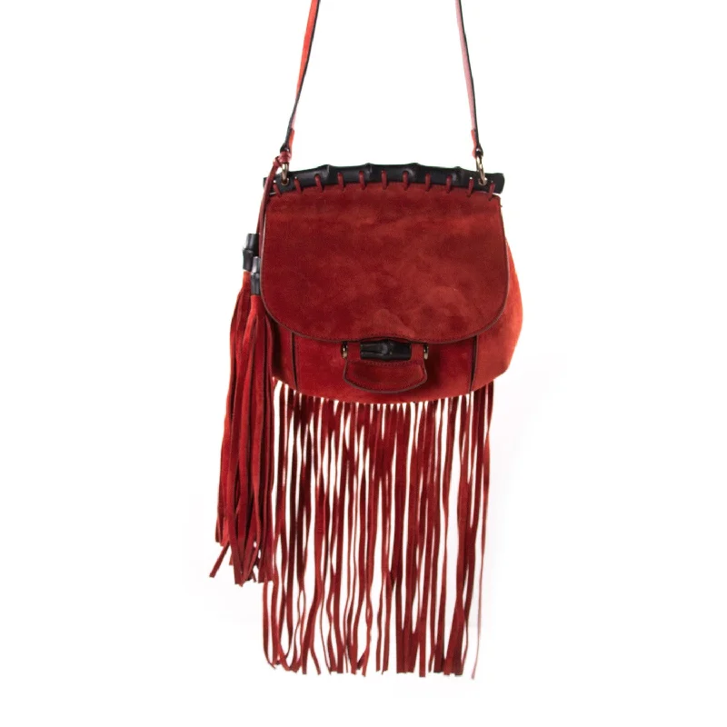 Gucci Nouveau Fringe Shoulder Bag