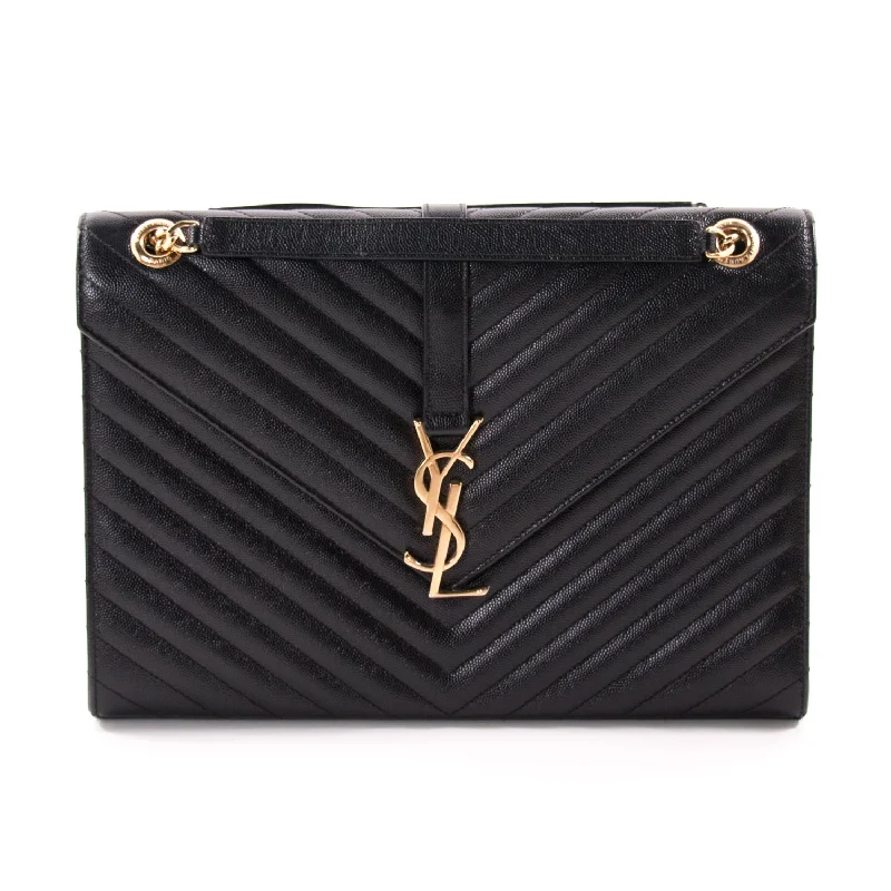 Saint Laurent Monogram Large Quilted Shoulder Bag