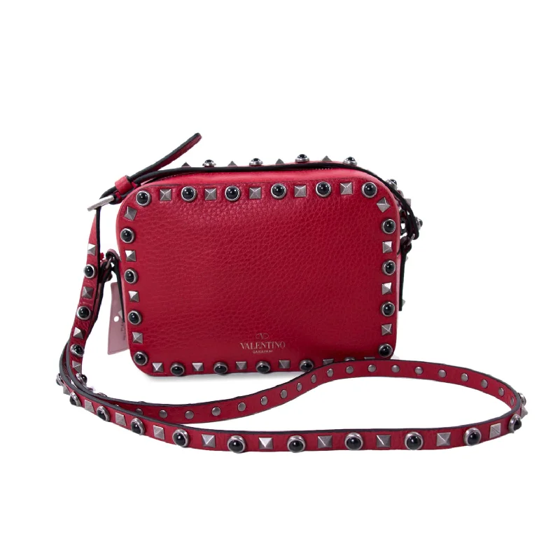 Valentino Rockstud Rolling Noir Cross Body Bag