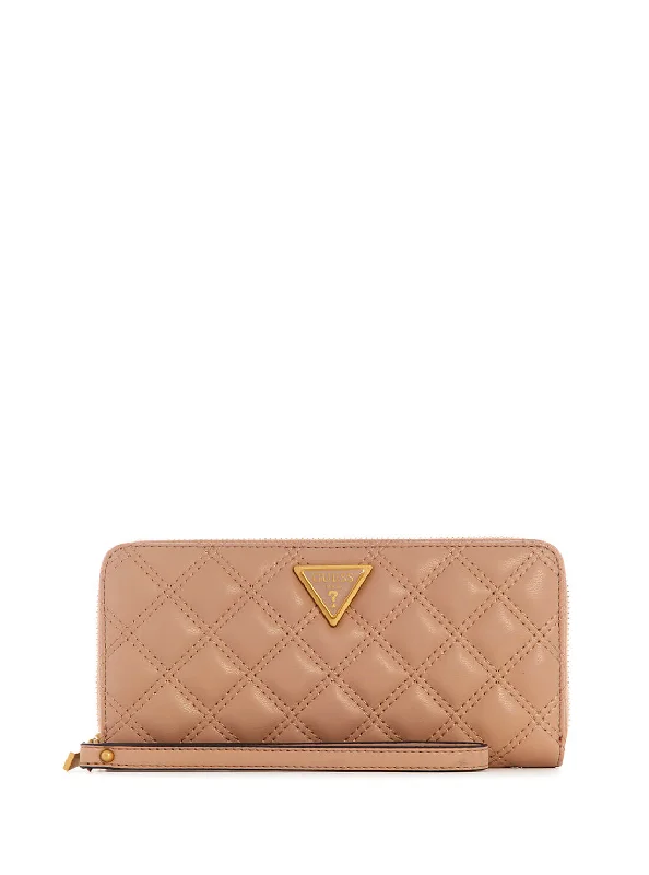 Beige Giully Large Wallet