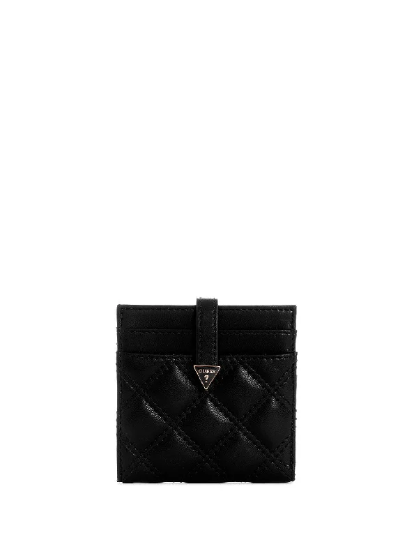 Black Giully Tab Card Case