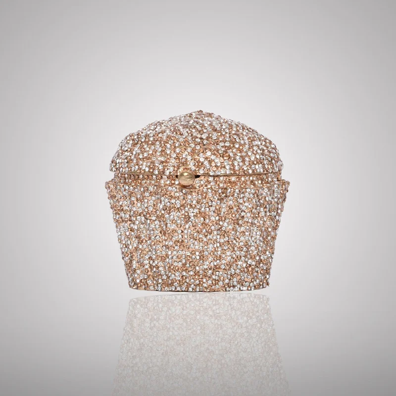 Unique Cupcake-Shaped Swarovski Clutch | C596