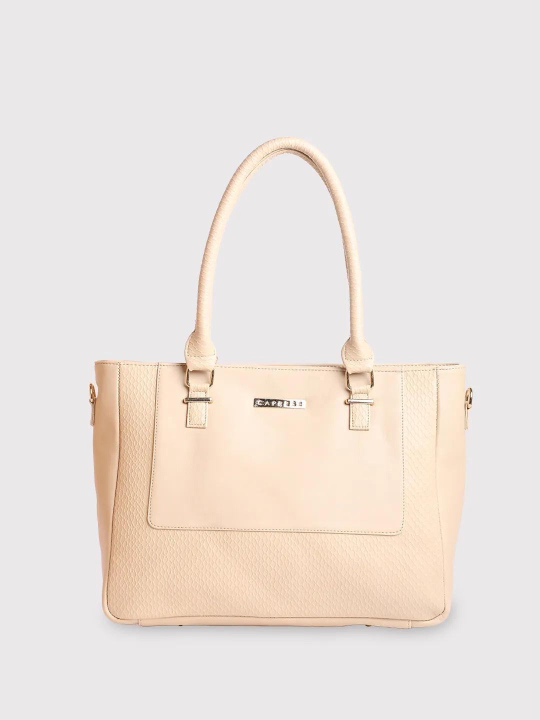 Caprese Fiona Tote Large Office Handbag Beige