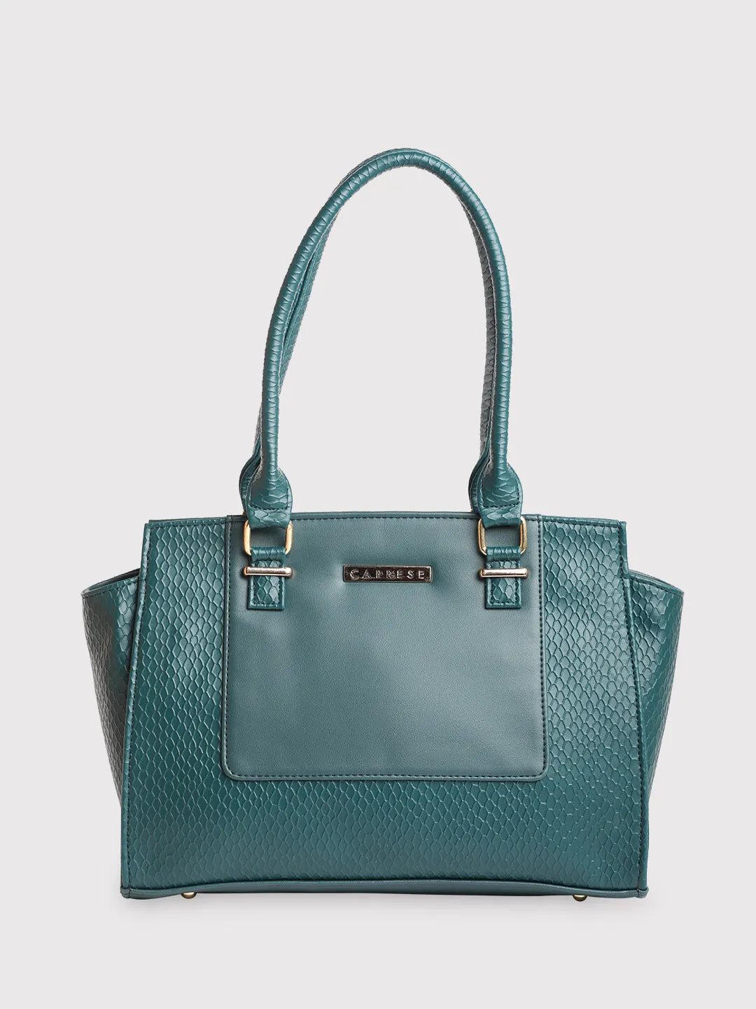 Caprese Fiona Tote Medium Office Handbag Teal