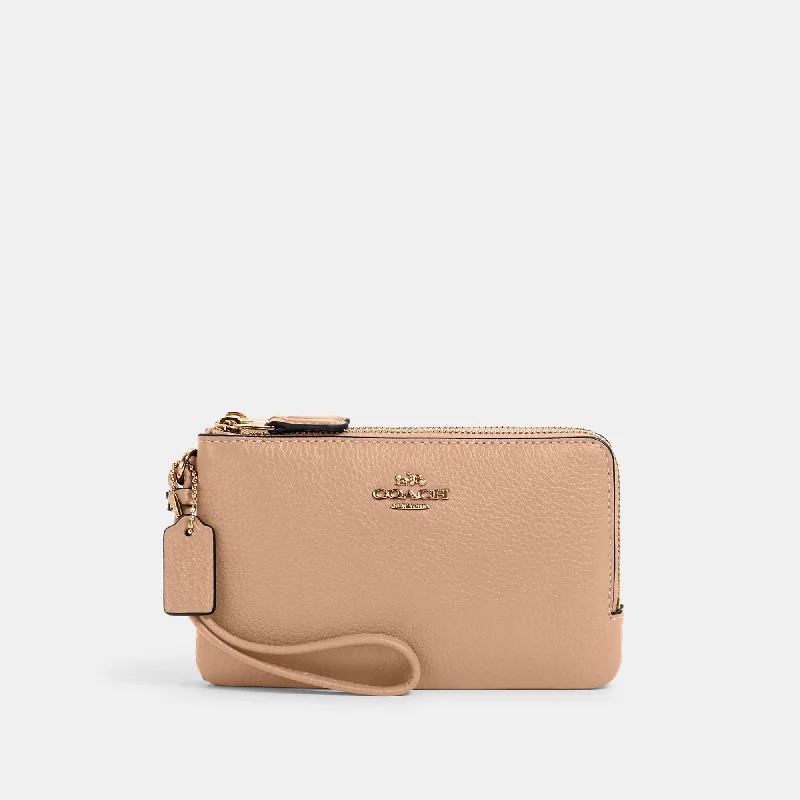 Coach Outlet Double Corner Zip Wristlet