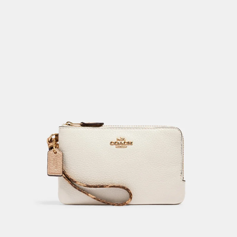 Coach Outlet Double Corner Zip Wristlet