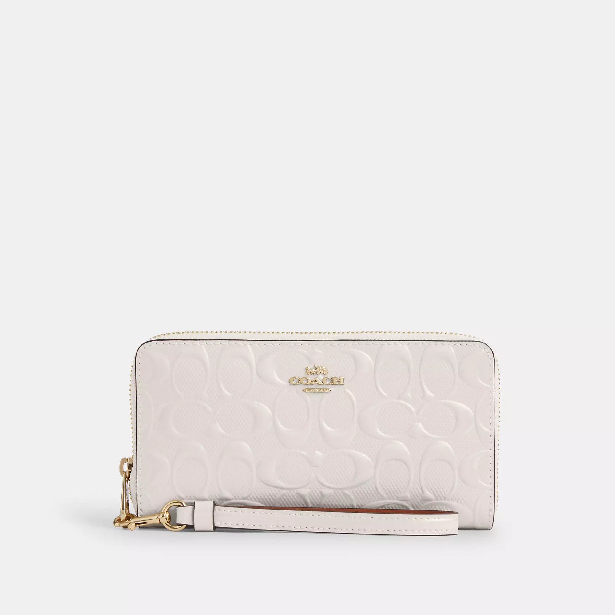 Coach Outlet Long Zip Around Wallet In Signature Leather