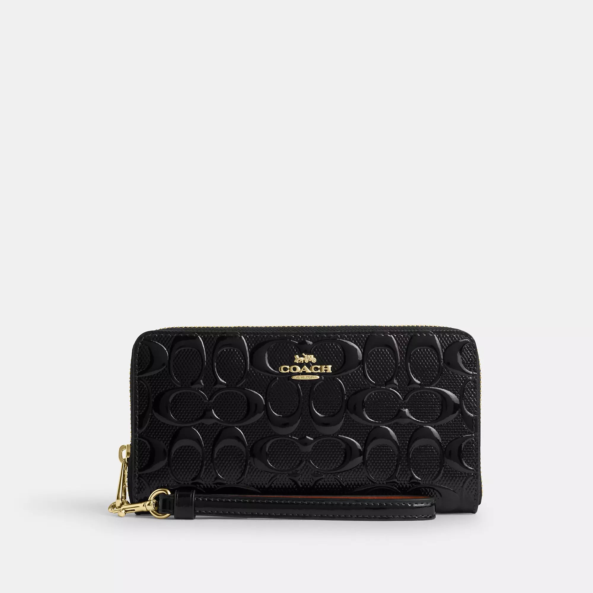 Coach Outlet Long Zip Around Wallet In Signature Leather