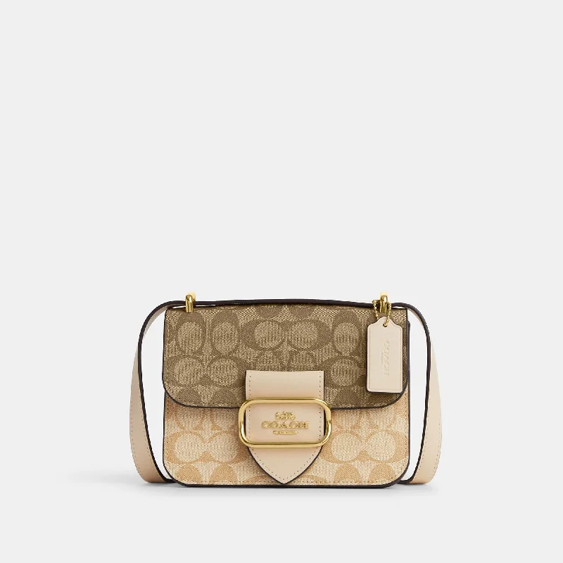 Coach Outlet Morgan Square Crossbody In Blocked Signature Canvas