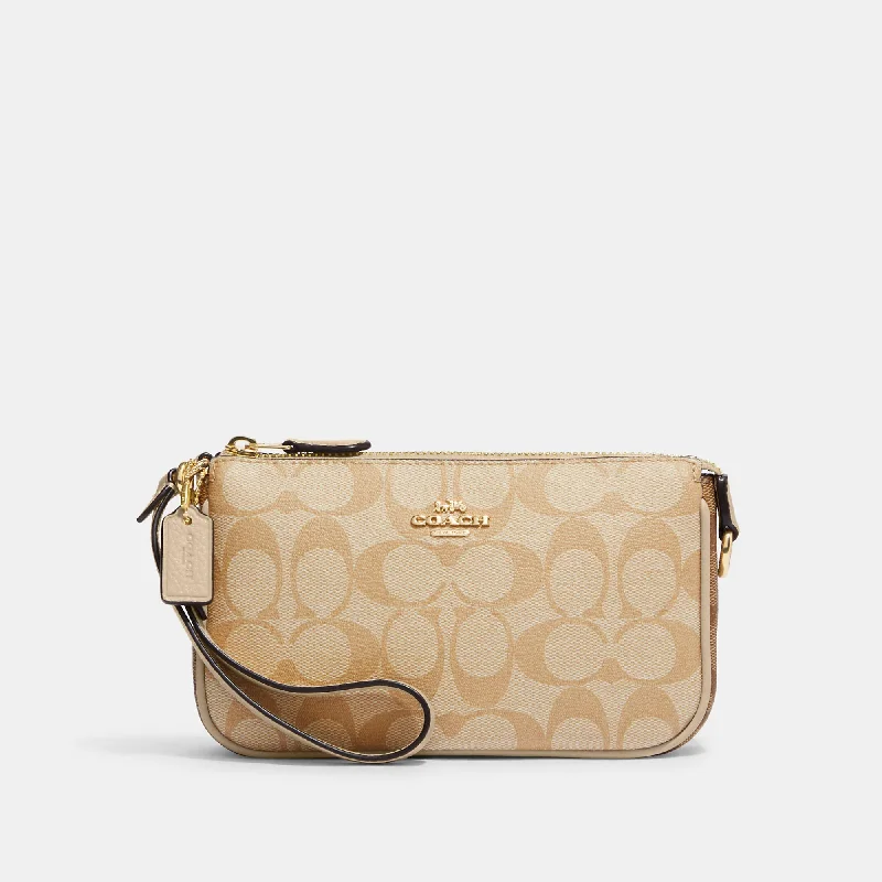 Coach Outlet Nolita 19 In Blocked Signature Canvas