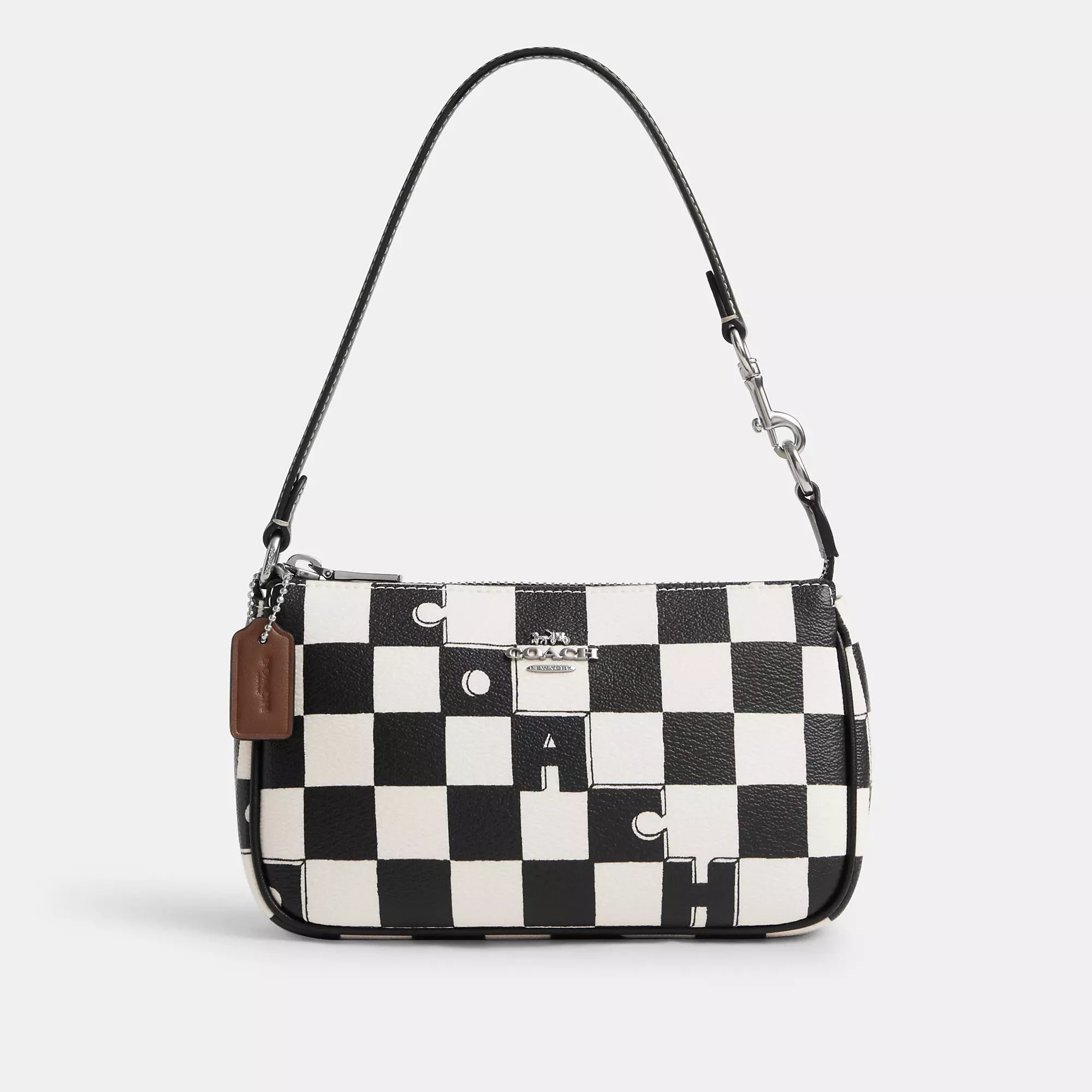 Coach Outlet Nolita 19 With Checkerboard Print