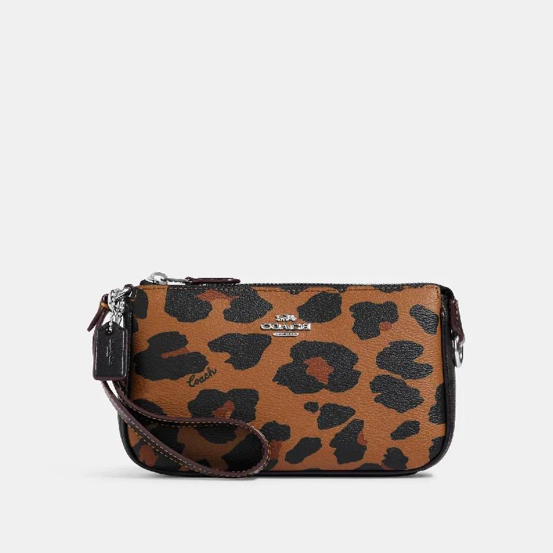 Coach Outlet Nolita 19 With Leopard Print And Signature Canvas