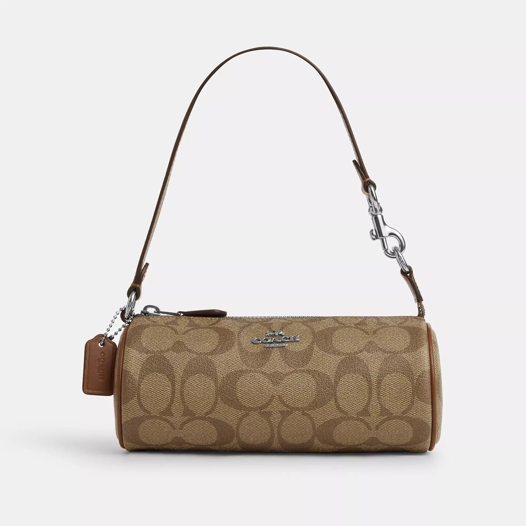 Coach Outlet Nolita Barrel Bag In Signature Canvas