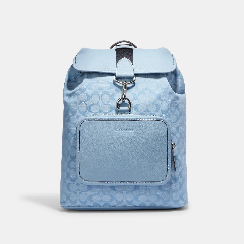 Coach Outlet Sullivan Backpack In Signature Chambray