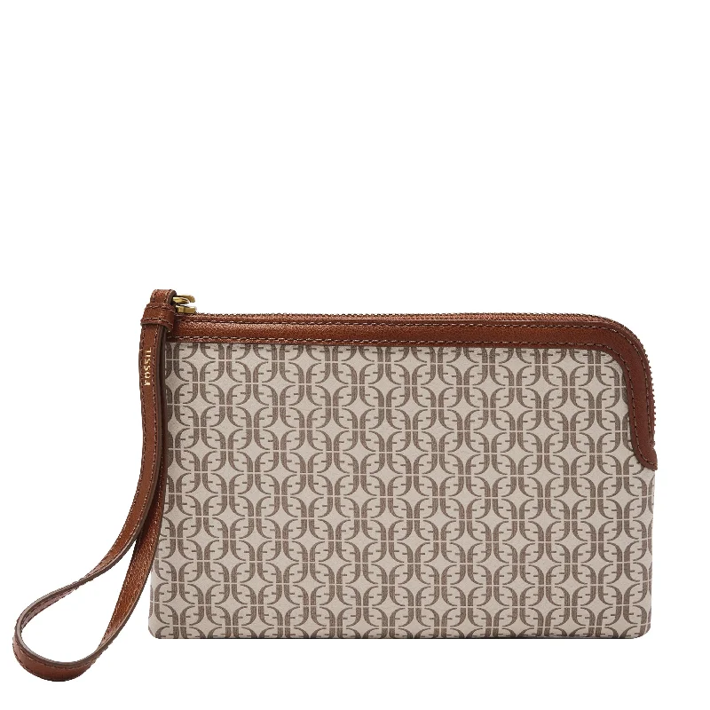 Fossil Women's Sofia Printed PVC Wristlet