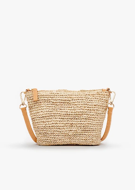 Harley Straw Crossbody Clutch Bag