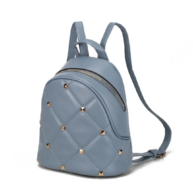 Hayden Quilted Vegan Leather with Studs Women’s Backpack