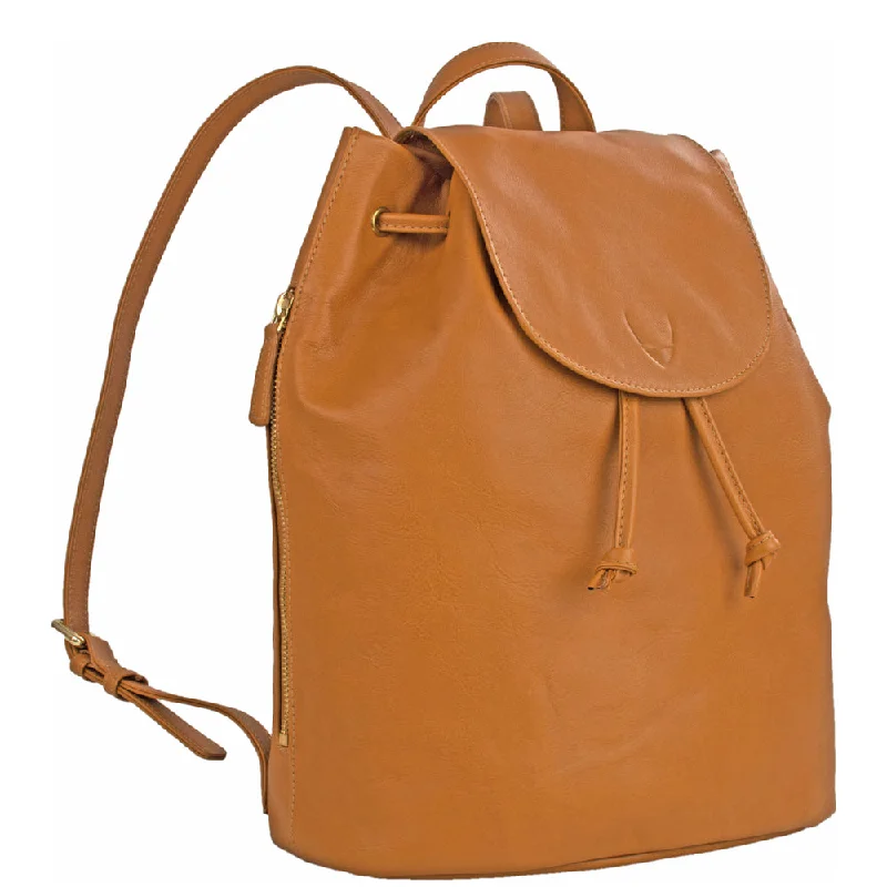 Hidesign Leah Leather Backpack Tan