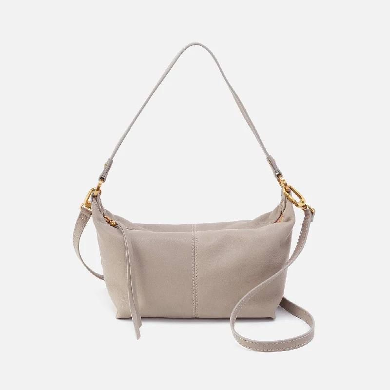 Laguna Crossbody In Pebbled Leather - Taupe