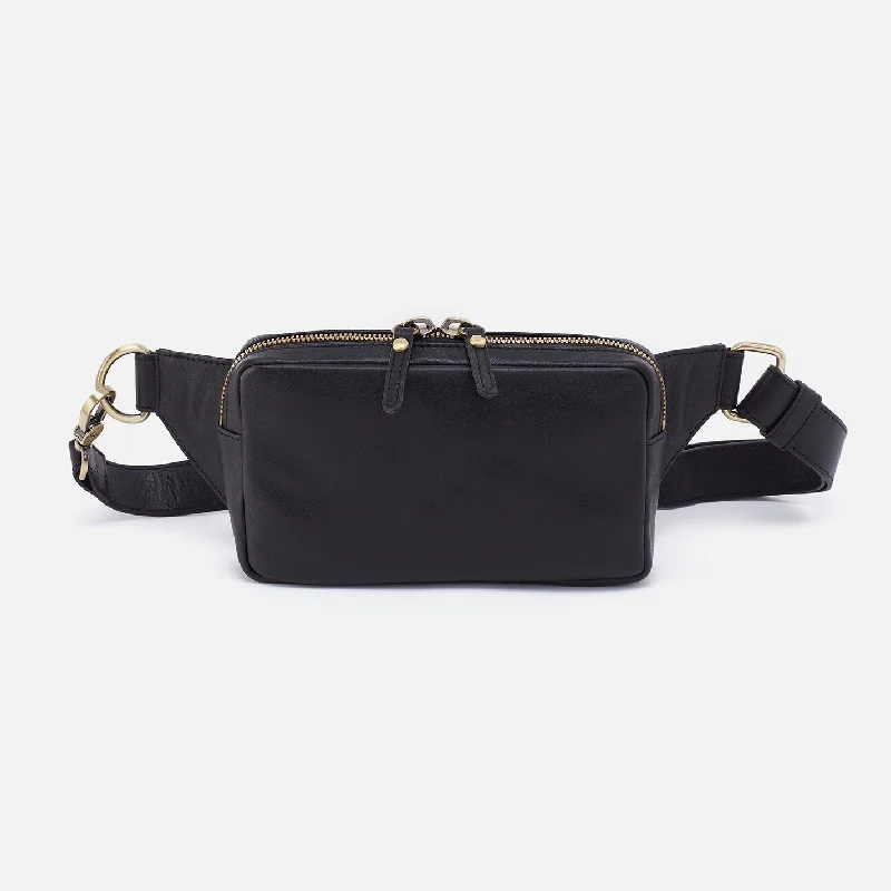 Men's Sling in Silk Napa Leather - Black