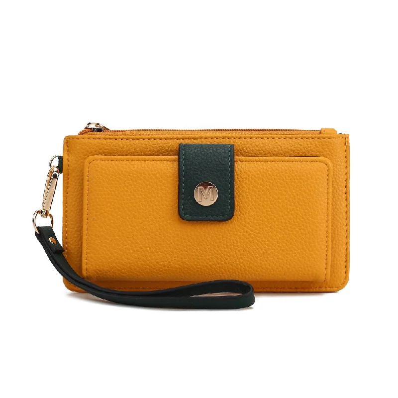 MKF Collection Olympe Vegan Leather Women’s Wristlet Wallet by Mia K