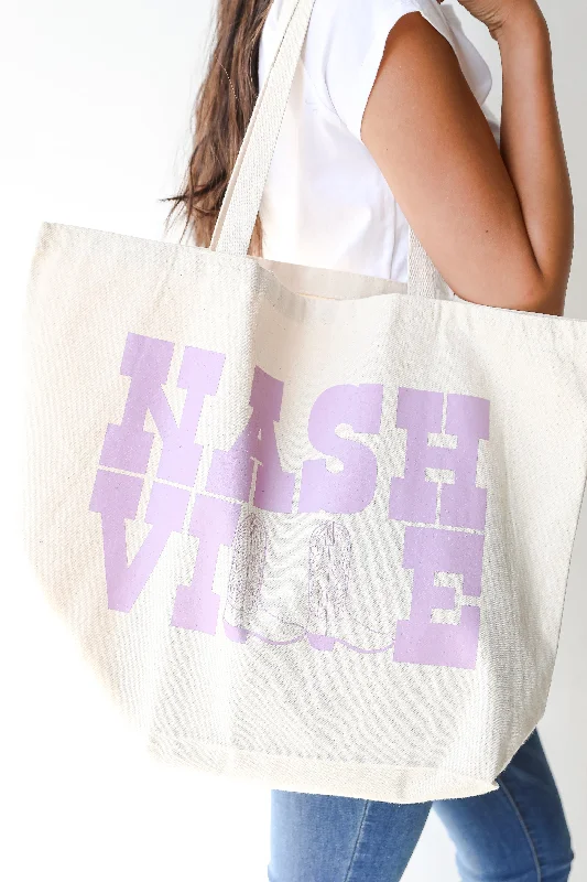 Nashville Boots Large Tote Bag