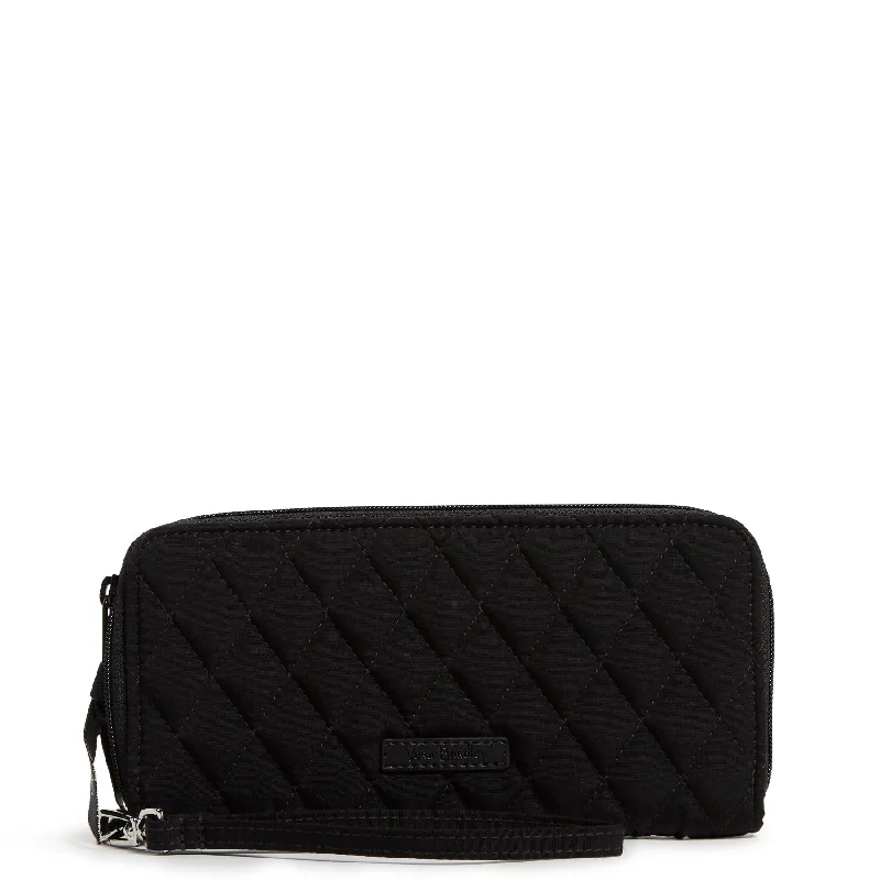 Outlet Microfiber Accordion Wristlet