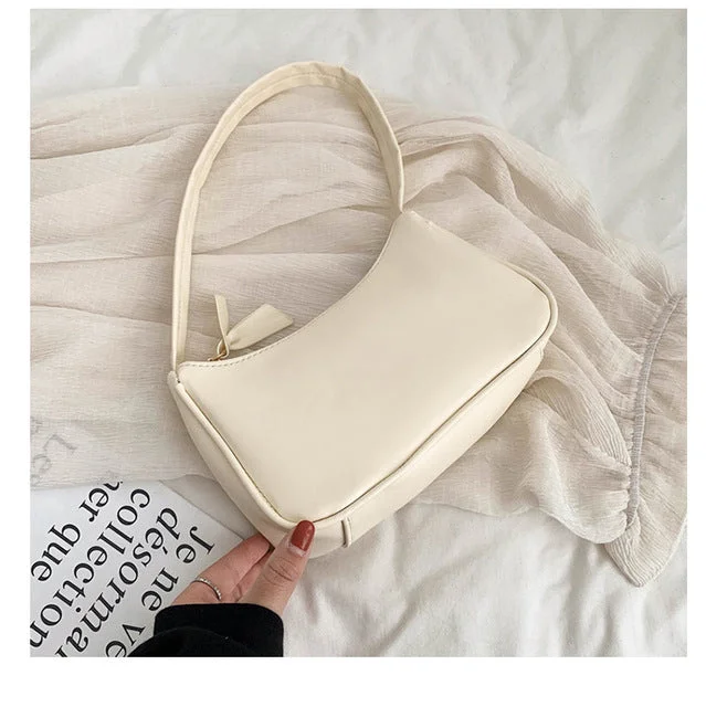 White handbag