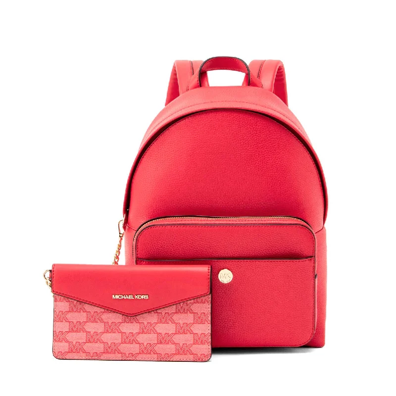 Michael Kors backpack and Purse Wallet SANGRIA Red