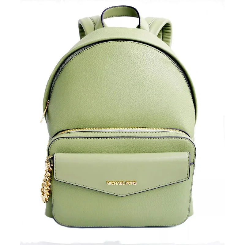 Michael Kors Maisie Green Leather Backpack