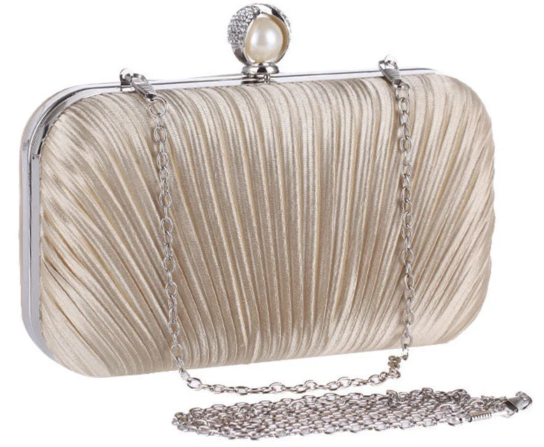 Ruched Evening Clutch