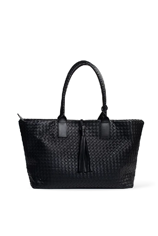 Intrecciato Tassel Tote Bag