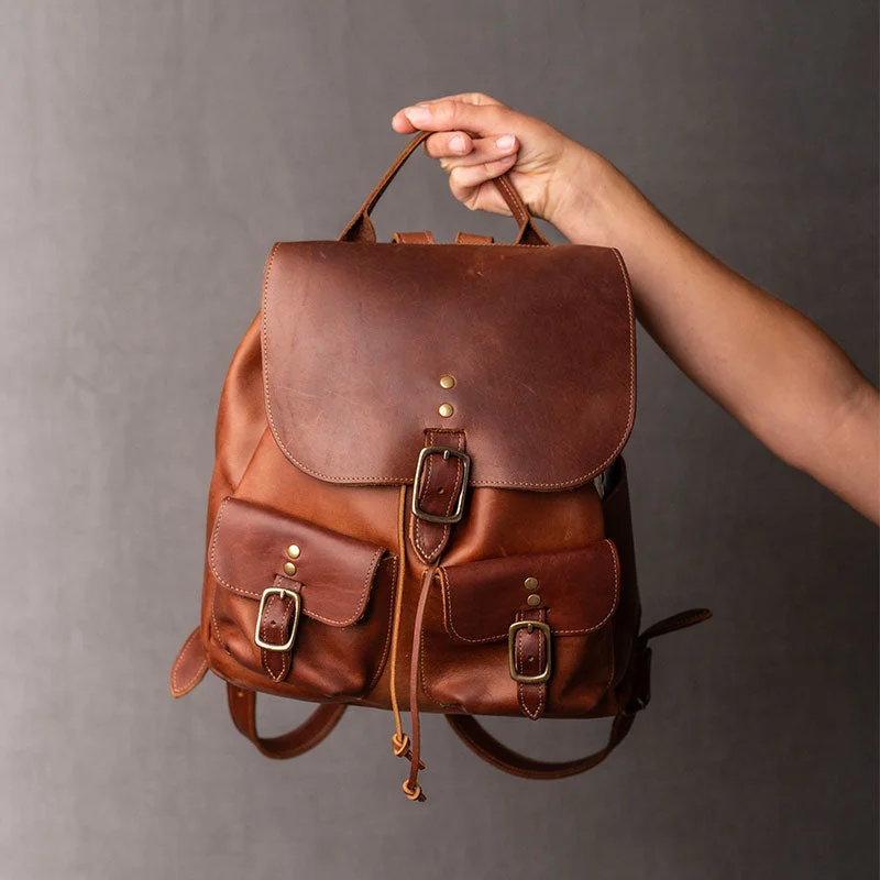 The Emerson Pack Fine Leather Backpack Purse