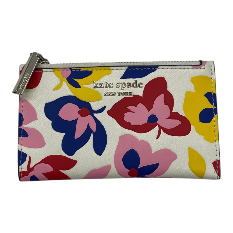 Wallet Designer By Kate Spade In Floral Print, Size:Medium